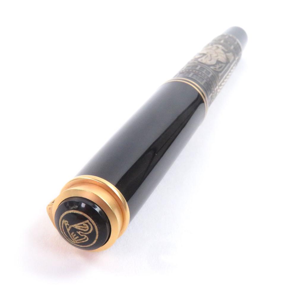 Great PERIKAN Fountain Pen Toledo Earliest Type Black 18K Mens M700 Used