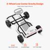 SucceBuy 6V 4.5Ah Electric Pedal Go Kart Portable Outdoor Racing Toys 20000RPM Motor with Headlight & Horn for Kids Boy Gifts