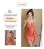 Sexy Nightclub Fringe Patchwork Bodycon Camisole Dress