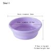 Household Foldable Plastic Basin Portable Student Dormitory Travel Laundry Thickened Wash Basin Bathroom Accessories Household