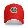 Siegel des Präsidenten der Vereinigten Staaten Baseballkappe Unisex Hip-Hop Trucker-Kappe Polyester Sonnenschutzkappen Hochwertige Kappen
