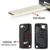 Guscio Chiave Auto a Flip Per Fiat Scudo Ulysse Adatto Lancia Phedra Lama Hu83/Va2 Ce0523 Ce0536 Custodia Telecomando 2/3/4 Pulsanti Nuovo Arrivo