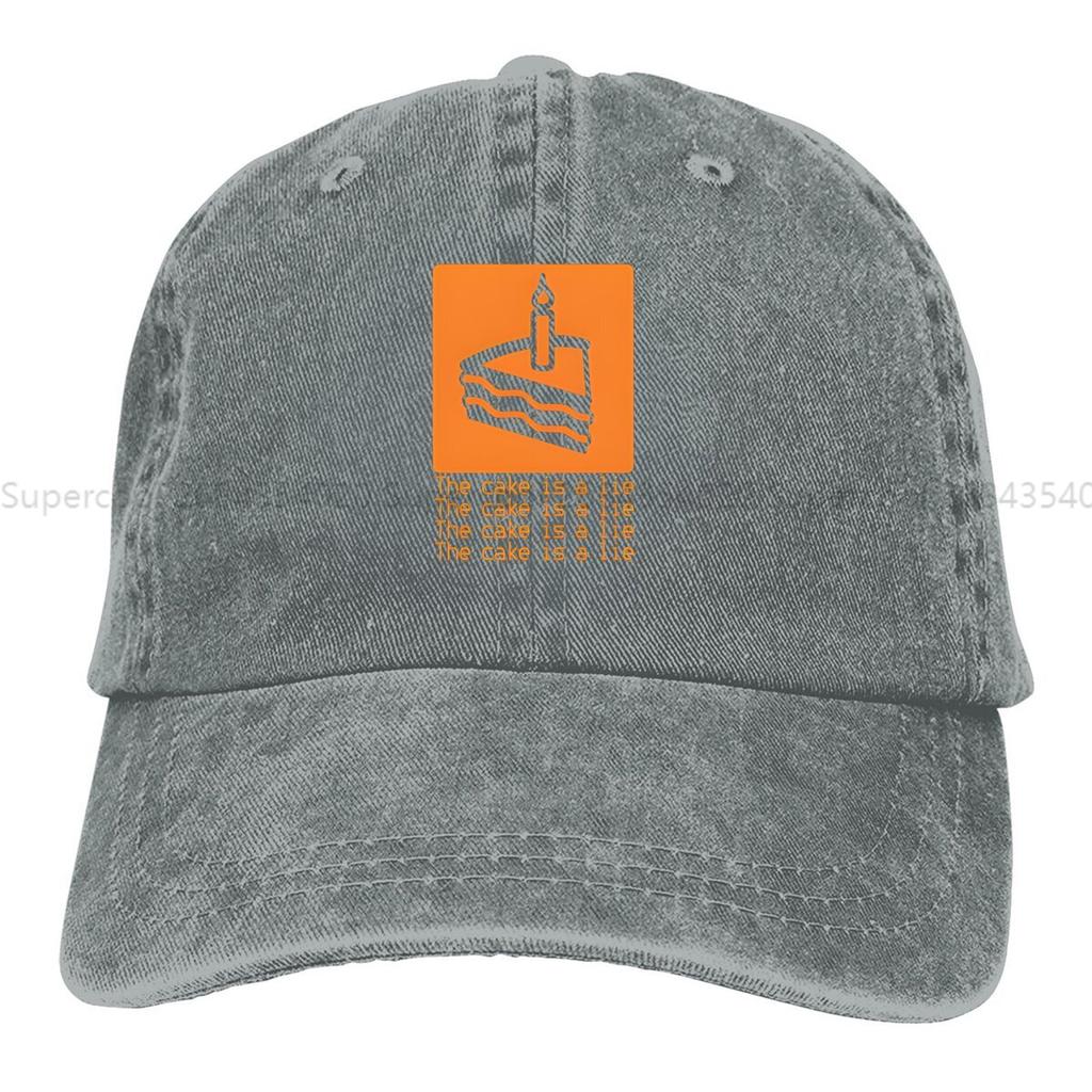 The Cake Is A Lie The IT Crowd Roy Baseball Cap Unisex Hats Wounisex Visor Protection Snapback Portal Game Caps