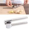 Stainless Steel Garlic Press Squeezer Masher Juicer Kitchen Tool