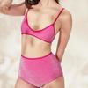 Zhou Yutong Women's 2024 Sexy Bikini with Cover-Up - Influencer Style Conservative Two-Piece Swimsuit