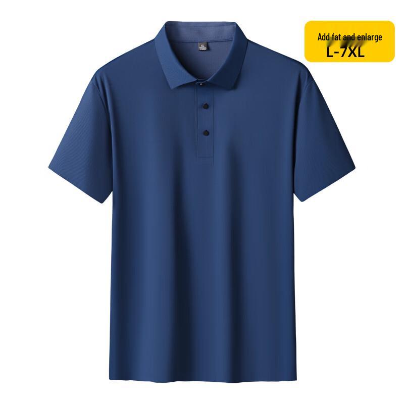 

Debinze Men s Plus Size Summer Short Sleeve Polo T-shirt XL