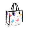 Cute Cartoon Bird Pattern Shoulder Tote Bag Portable Lightweight Fashion Casual Daily Use Shopping Bag
