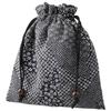 COCOLUCK Japanese Pattern Drawstring Small Item Made In Chirimen for Goshuincho Stamp or Goshuincho Japanese Gift Bag, Pouch, Japan, Fabric, Lined,