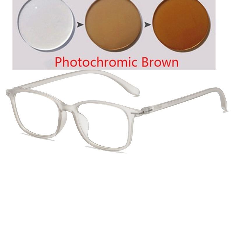 Vintage TR90 Square Myopia Glasses Finished Women Men Minus Degree Prescription Glasses For The Nearsighted 0 -0.5 -1.0 To -6.0