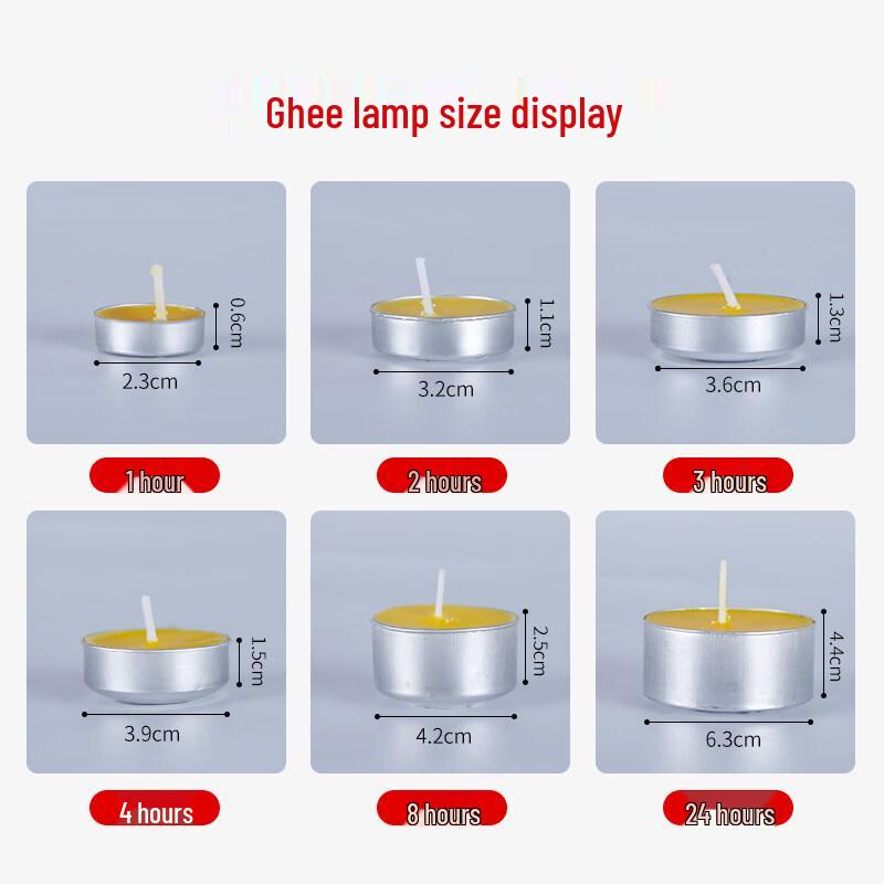 LIEI Buddhist Butter Lamp Candles