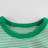 2022 Summer Korean Style Kids' Striped Short Sleeve T-shirt One Piece