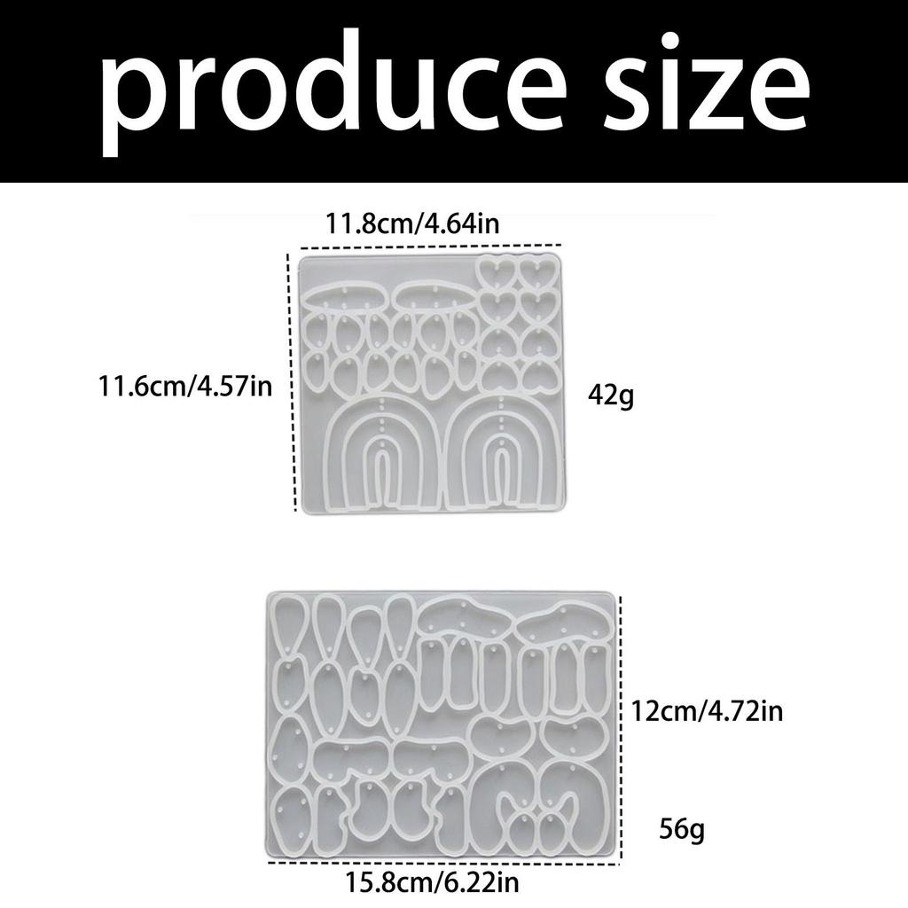 Artistic Silicone Earring Mould For Unique Personalize Gift And Expression