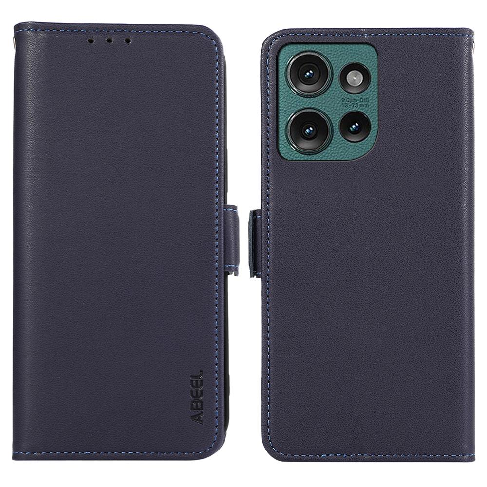 

ABEEL For Motorola Edge 50 5G Case Leather Phone Cover with RFID Blocking Wallet F