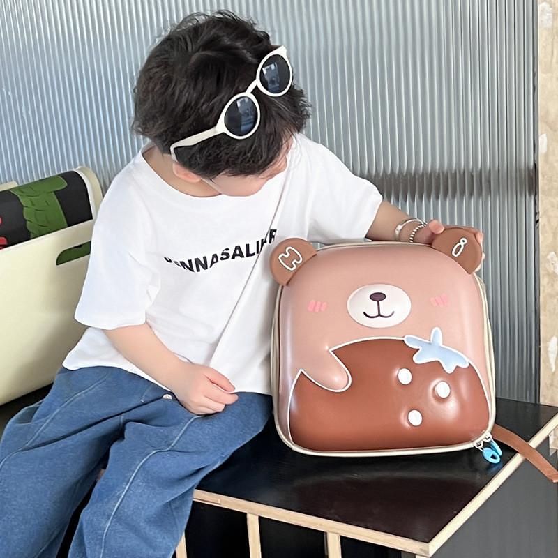 Backpack Little Bear Large Capacity Eva Material Suitable For Children Daily Use