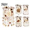 Indoor Outdoor Decorative Chimes Handmade Acrylic Wind for Christmas Window Decoration, Festive Hanging Wall Fireplace Accents Ornaments Outdoor,