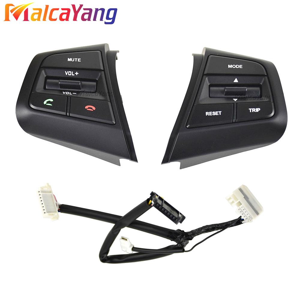 Высококачественные кнопки круиз-контроля на руле для Hyundai creta ix25 1.6L Кнопка круиз-контроля Автоаксессуары set