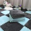 Soundproof Plush Patchwork Carpet: Bedroom & Living Room Rug, Free Cut, Silent Bedside Mat