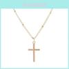 Fashionable Alloy Cross Pendant Necklace For Women Geometric Design Wholesale And Retail
