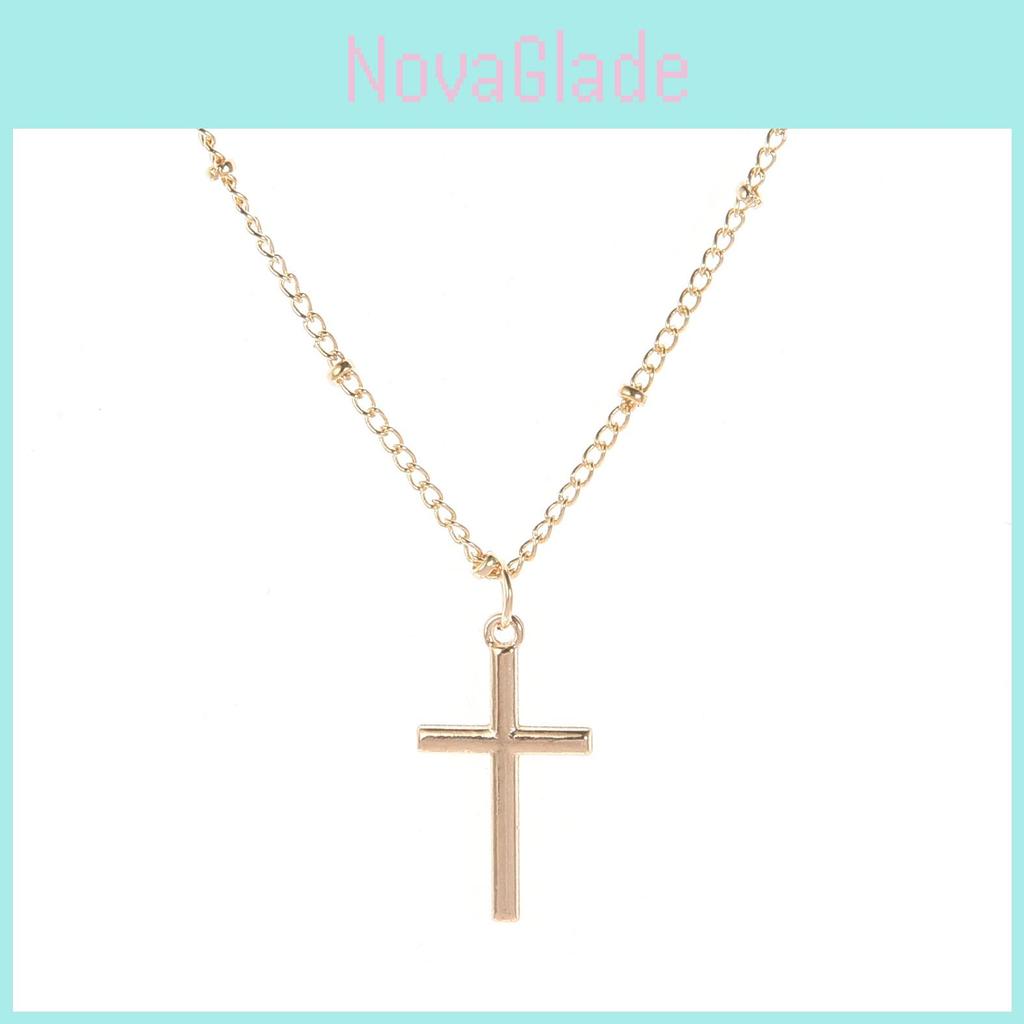 Fashionable Alloy Cross Pendant Necklace For Women Geometric Design Wholesale And Retail