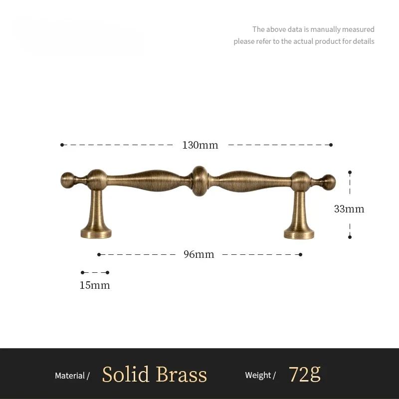 Antique Brass Handles Bronze Pendants Handle Cabinets Drawers Knobs Kitchen Cabinets Pull Furniture Copper Accessories