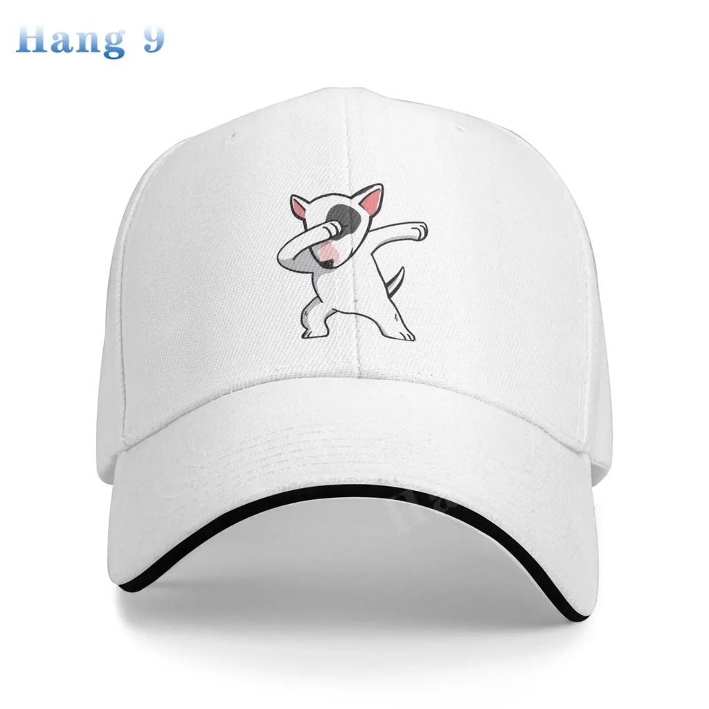 English Bull Terrier Baseball Caps Funny Unisex Soft Casquette Cap Fashion Denim Hat Vintage Adjustable Black