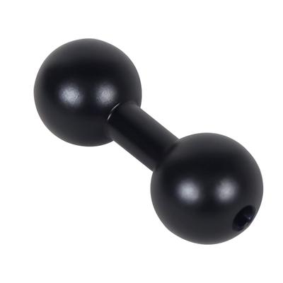 FEICHAO Soporte de Doble Rótula de 17 mm a 17 mm con Agujero para Tornillo Montaje para Teléfono Cámara Equipo Fotográfico Accesorios 1/4''
