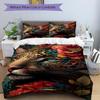 3pcs Leopard Floral Print Duvet Cover Set -Includes 1 Duvet Cover and 2 Pillowcases, No Quilt Core, All-Season Home Decor  Yy251111164