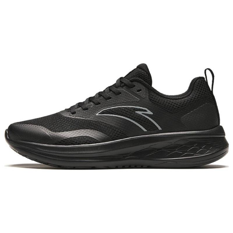 Anta Breathable And Lightweight Low top Casual Running Shoes Men's Black Sneakers 112515577R-1