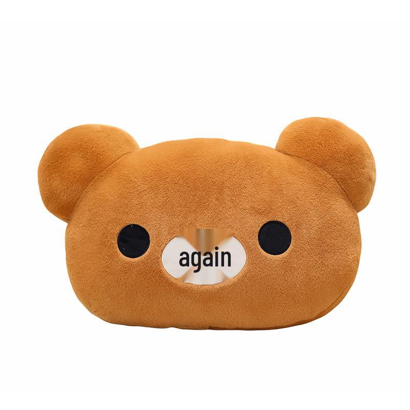 Cute Rilakkuma Double-Sided Plush Pillow - Perfect Valentine's Day Gift