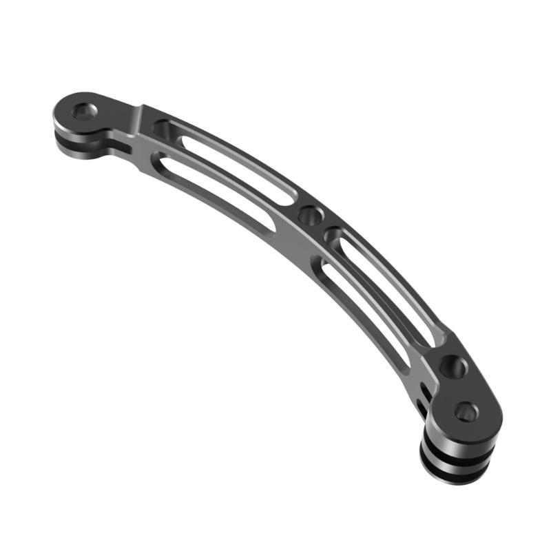 Camera Extension Rod Tripod Adapter for Various Helmets Extension Curved Rod for Travel Bloggers and Photographers