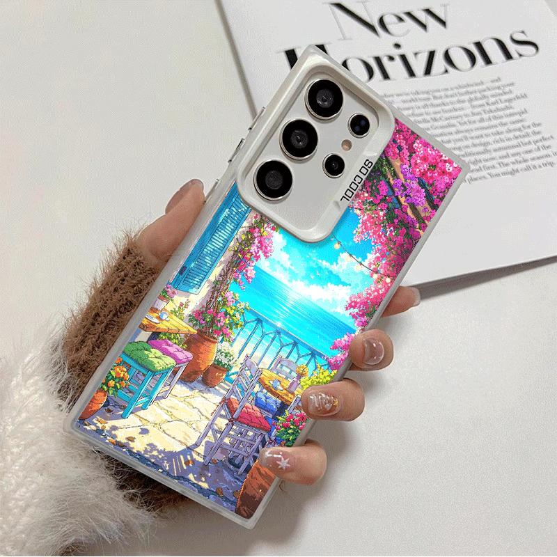 Anime Aesthetic Scenery Shockproof Phone Case for Samsung Galaxy S26 Edge S25 Ultra S24 FE S23 Plus S21 Cover Anti Fall Fundas