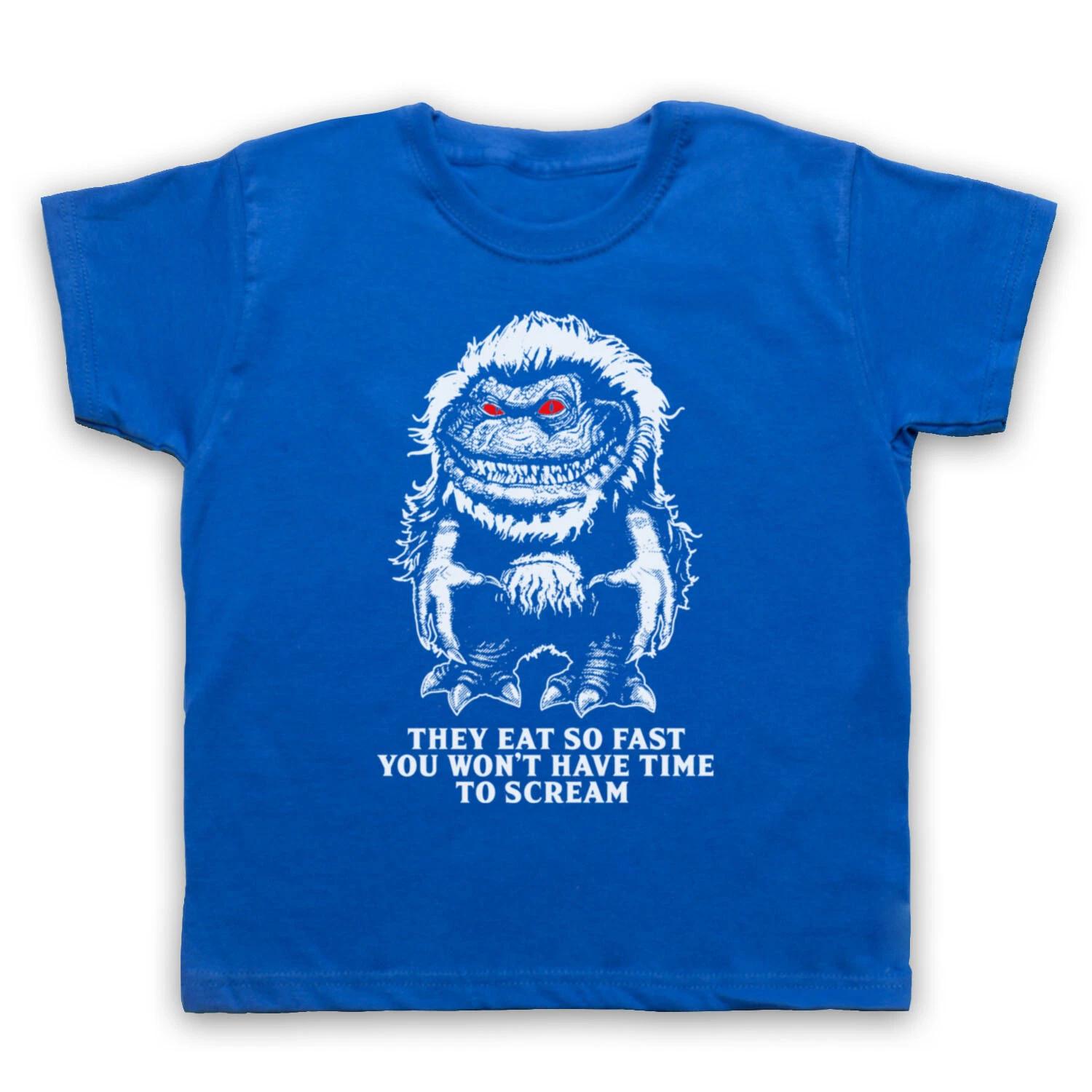 

CRITTERS THEY EAT SO FAST YOU WON T HAVE TIME TO SCREAM KIDS CHILDS T-shirt 100