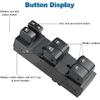 Window Switch Compatible with Subaru Forester 2014 2015 2016, Automatic Master Power Window Switch, Driver Left Side 3+16 Pins, Replacement for