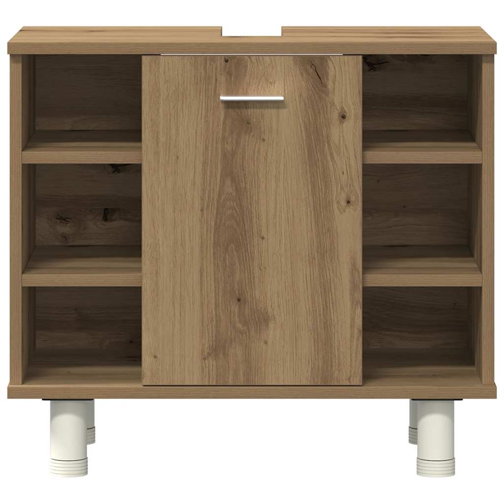 Vidaxl 3-Piece Bathroom Furniture Set, Artisan Oak