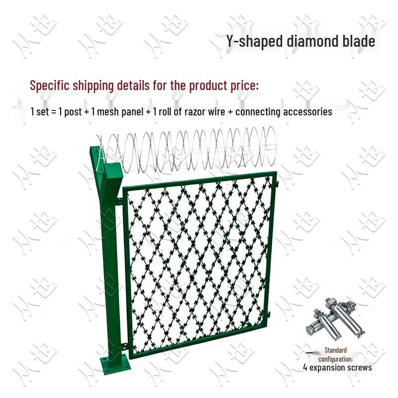 Y-Post Razor Wire Security Fence System