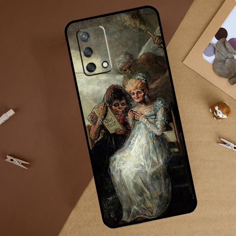 Spain Francisco Goya Art For Oppo A40 A60 A80 A74 A94 A54 A18 A38 A58 A78 A98 A16 A76 A96 A15 A57S A17 A77 Phone Case