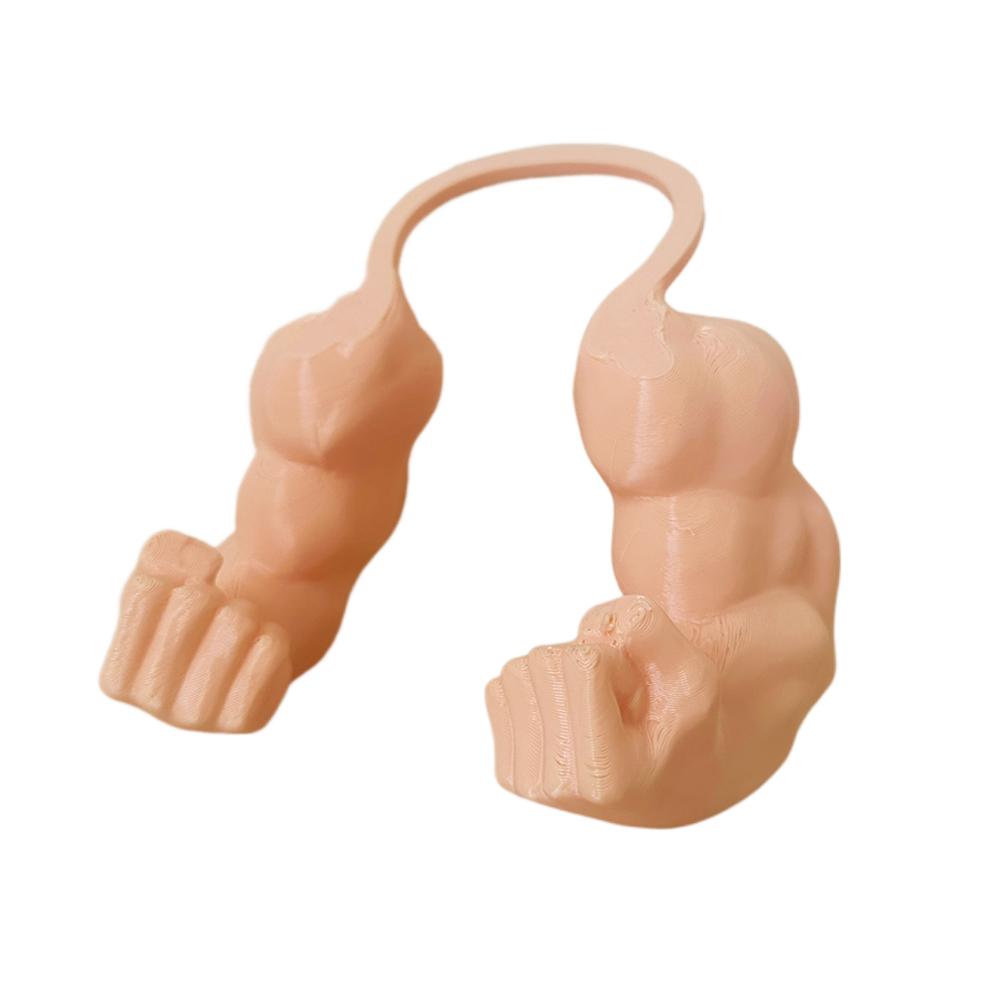 

3D Printed Hanging Arm with Muscle Costume Accessory Costume Prop for Halloween Birthday Party Supplies абрикосовий