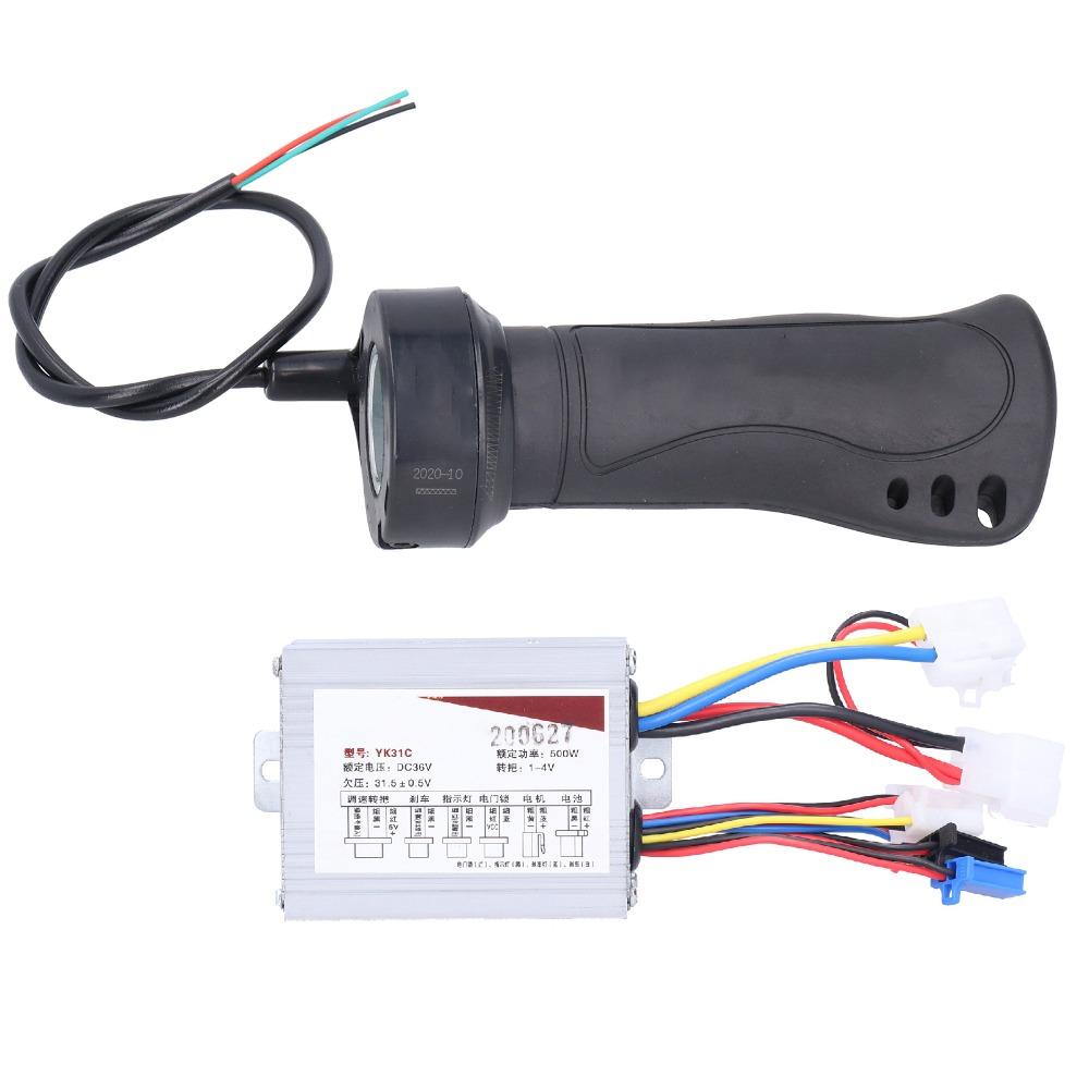 with Throttle Grip Electric Bicycle Controller 36V 500W Motor Controller  Electric Bicycle