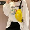 Lustige Kleine Augen Nylon Brust Mode Niedlich Cooles Mädchen Bauchtasche