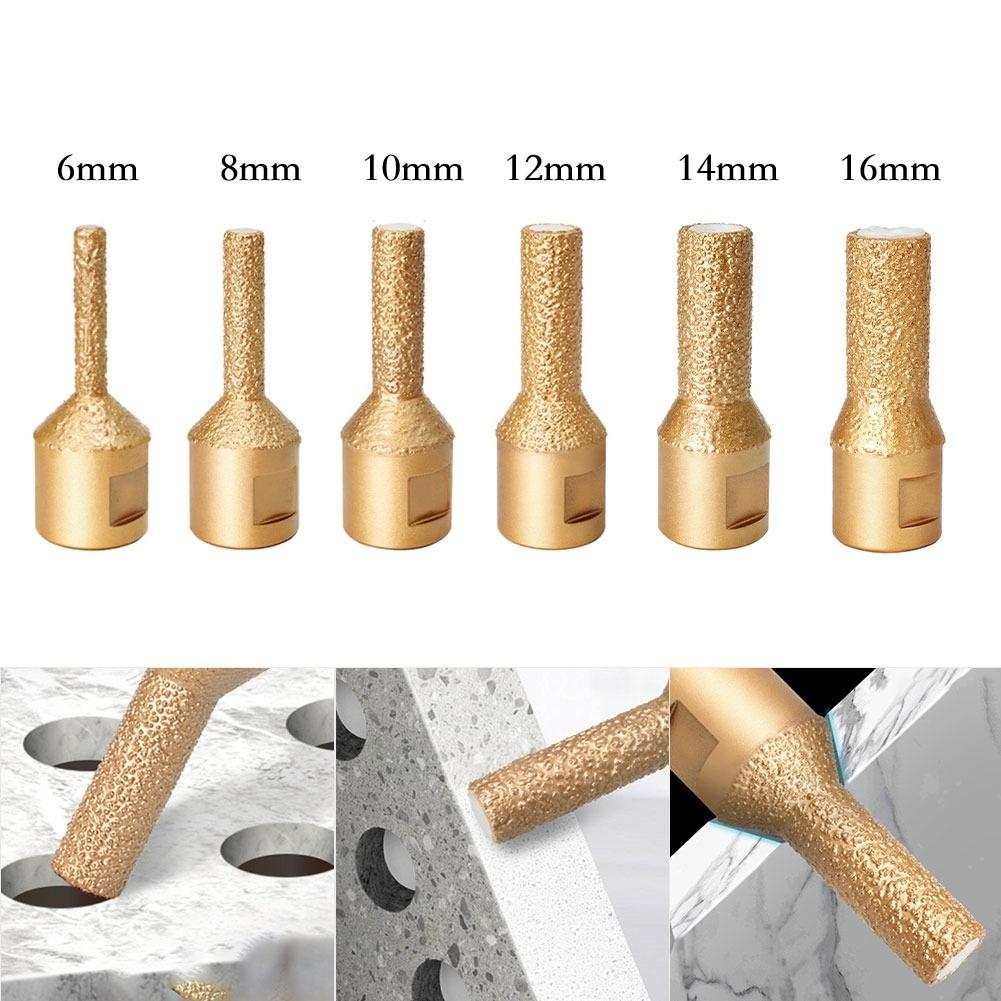 For Tile Installation 6-16mm Angle Grinder Bit Marble Drilling Tool Quick Drilling Performance Multiple Size Options