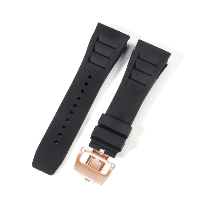 

Силіконовий ремінець для годинника Richard Mille Чоловічий Випуклий Водонепроникний Потостійкий Гумовий Ремінець для Годинника Аксесуари 25мм Браслет 25mm&With 5 Stars tools