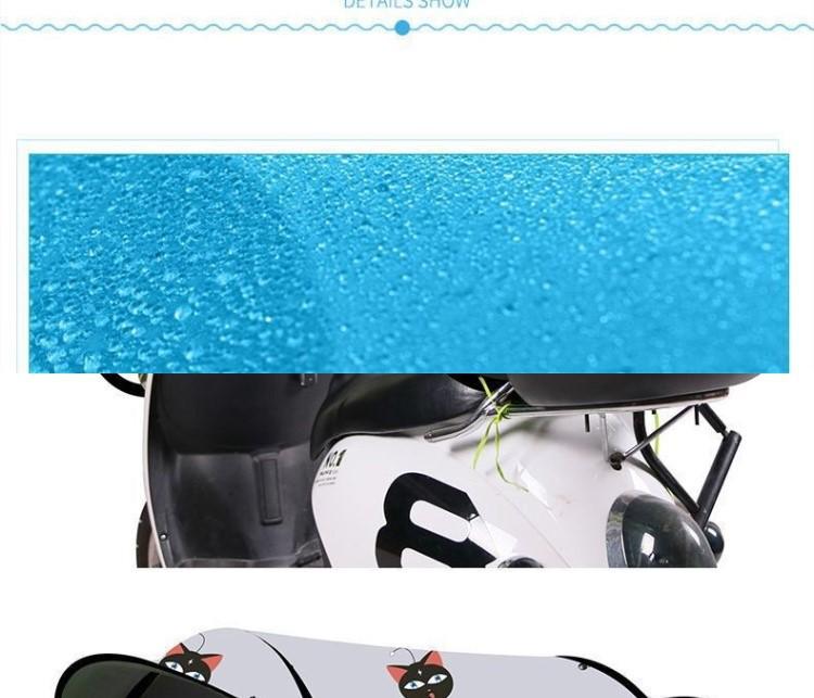 Detachable Electric Vehicle Canopy: Thickened Windshield Sunshade Umbrella Awning