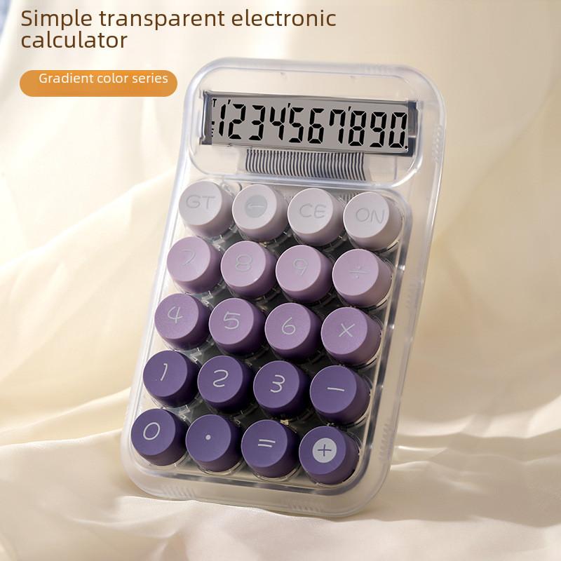 Gradient Color Scientific Calculator Transparent Students Test Office Daily Use
