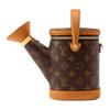 Louis Vuitton Monogram Coated Canvas With Cow Leather Shoulder Bag, Crossbody Bag, Handbag Women's Brown M27563