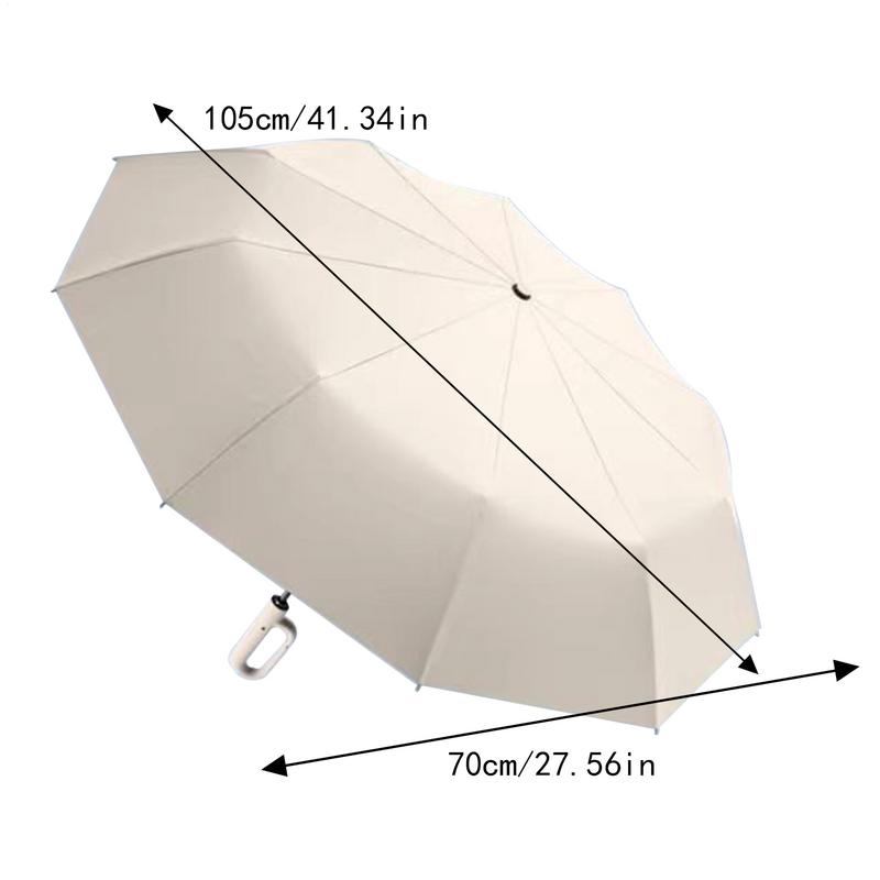 Windproof Umbrella Wind Proof Umbrellas Automatic Carabiner Handle Umbrella Compact Folding Umbrella Automatic Open And Close