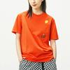 Vans Fun Pattern Turtle Embroidery Sport Short Sleeve T-Shirt Women Tops Orange VN0A5F2E9D2