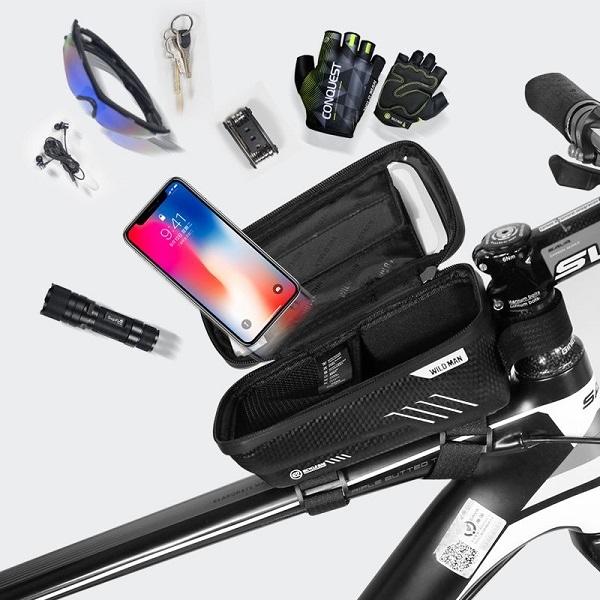 Etui do roweru WILDMAN M E2 sakwa na ramę Czarna