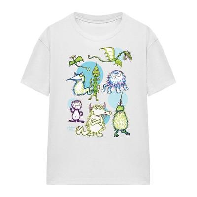 Koszulka damska Jim Henson z potwornymi bazgrołami