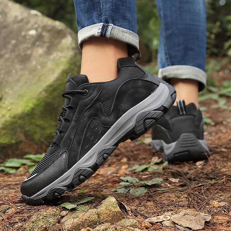 Men's Outdoor Platform Mountaineering Anti Slip Thick Soled Sports High-quality Tennis Casual Travel Shoes Zapatos Altos Hombre