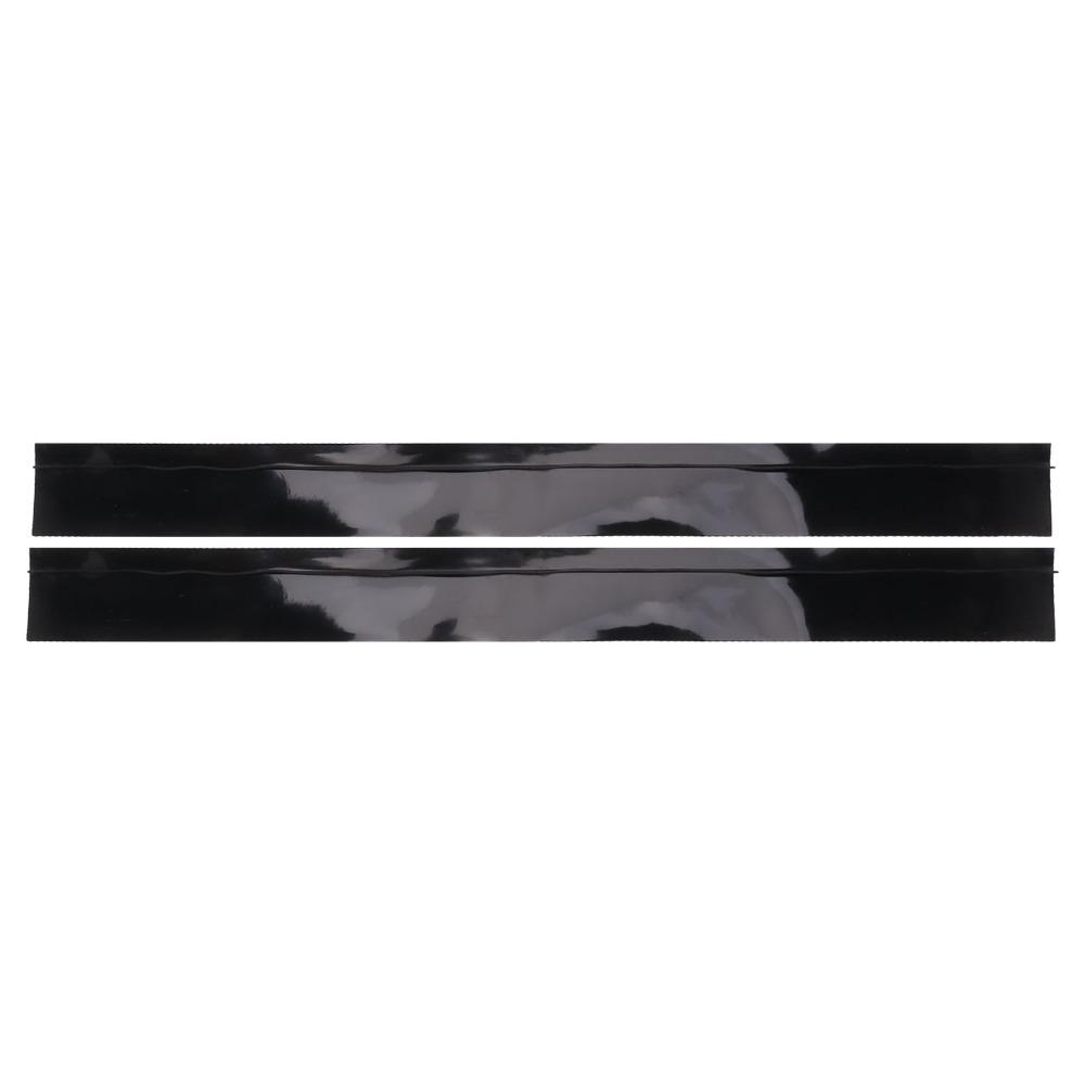 2 PCS Silicone Stove Gap Cover Black Stove Gap Filler Kitchen Gap Filler Strip Oven Washer